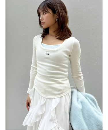 【SNIDEL×PUMA】レイヤードカットソー