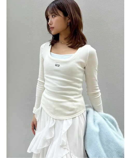 【SNIDEL×PUMA】レイヤードカットソー