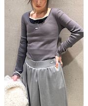 【SNIDEL×PUMA】レイヤードカットソー