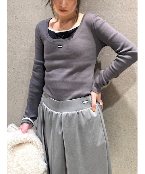 【SNIDEL×PUMA】レイヤードカットソー