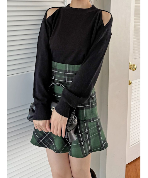 ヘムフレアスカート