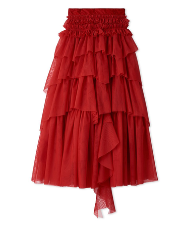 チュールボリュームスカート