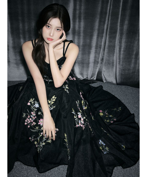 エンブロイダリーチュールドレス【カンヘウォン着用】｜スナイデルの