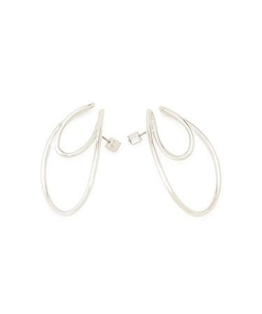 ラウンドフープピアス