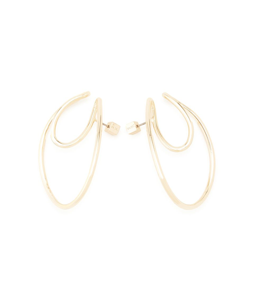 ラウンドフープピアス