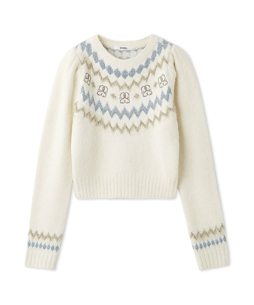 Sustainableノルディックニットプルオーバー