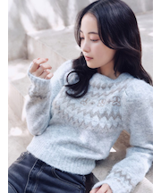 Sustainableノルディックニットプルオーバー