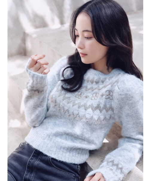 Sustainableノルディックニットプルオーバー