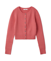 メタルボタンニットカーディガン