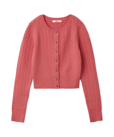 メタルボタンニットカーディガン