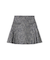 サイドプリーツツイードミニスカート