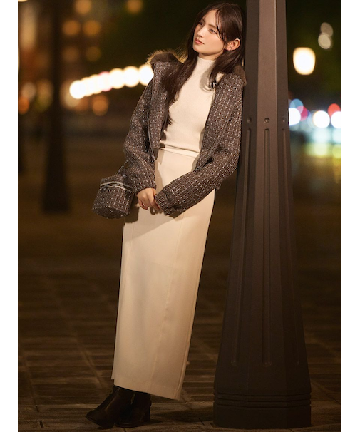 シンプルペンシルスカート