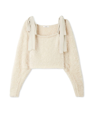 ラメニットアンサンブルプルオーバー