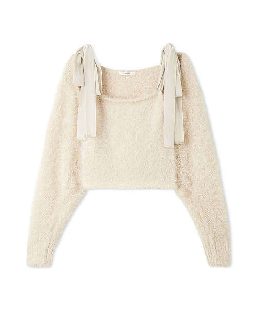 ラメニットアンサンブルプルオーバー