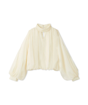 スリットスリーブブラウス