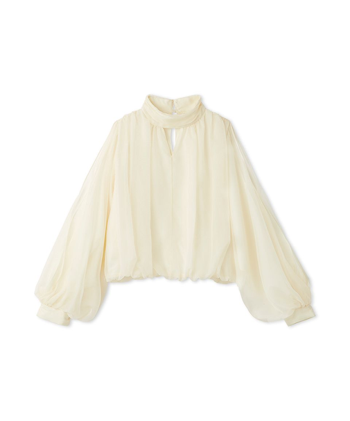 スリットスリーブブラウス