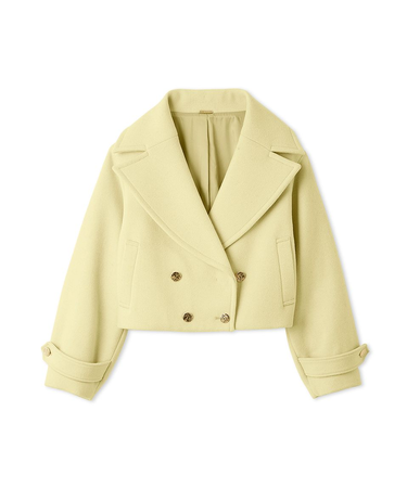 ビッグカラーショートコート