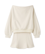 Sustainableオフショルスウェットミニセット