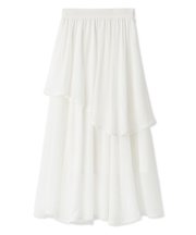 Sustainableバリエーションティアードスカート