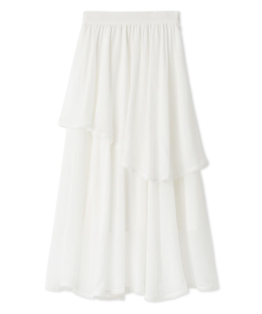 Sustainableバリエーションティアードスカート