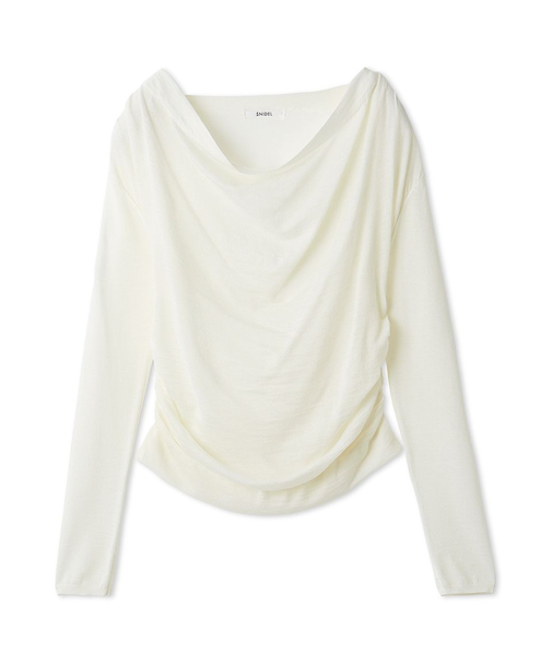 ドレープニットトップス