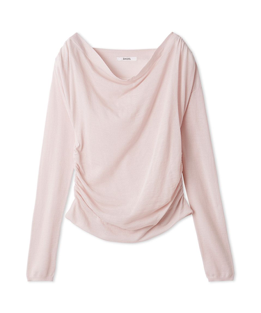 ドレープニットトップス