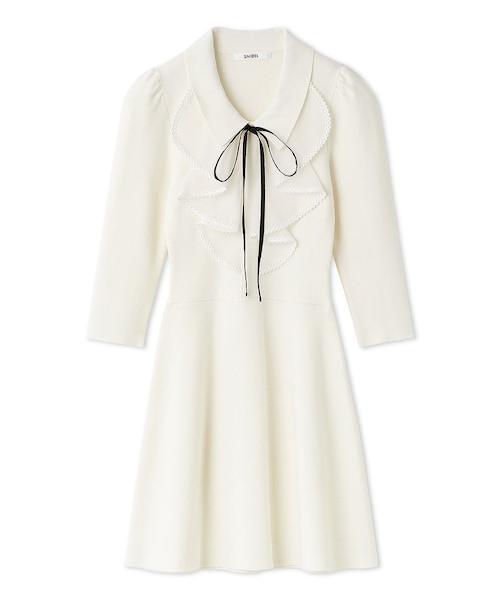 ラッフルミニニットワンピース ラッフルミニニットワンピース｜スナイデルの通販｜&mall（アンド