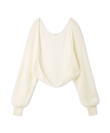 ニットボレロカーディガン