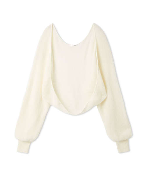 ニットボレロカーディガン