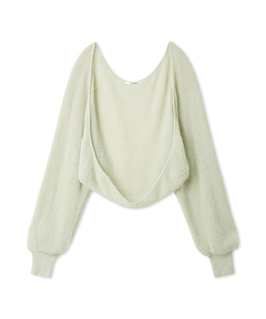 ニットボレロカーディガン