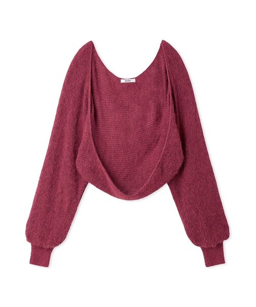 ニットボレロカーディガン