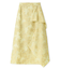 フラワーカットジャガードスカート
