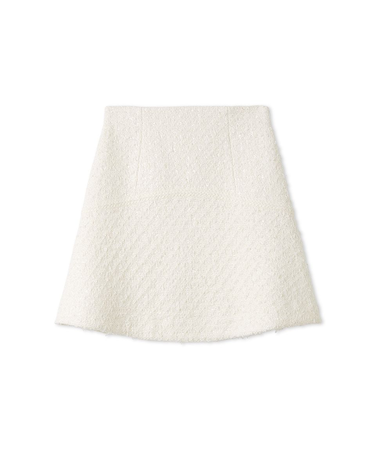 ツイードフレアミニスカート