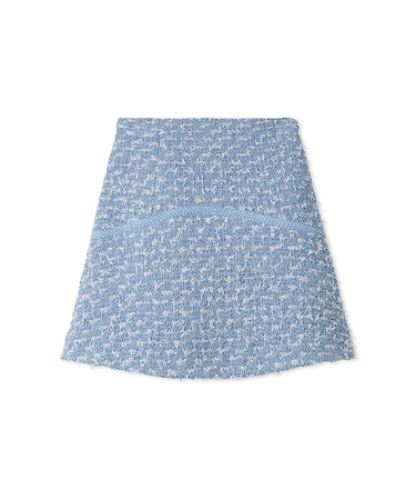 ツイードフレアミニスカート