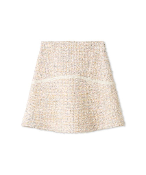 ツイードフレアミニスカート