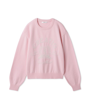 エンブレムロゴニットプルオーバー