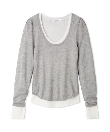 レイヤードニット