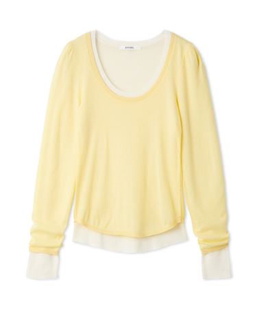 レイヤードニット