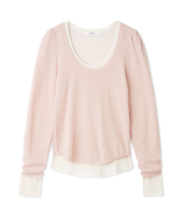 レイヤードニット