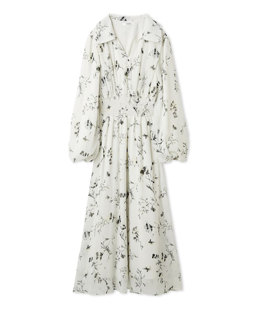 ウエストシャーリングプリントOP