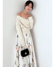 ニットドッキングワンピース