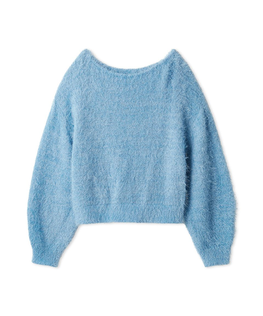 ファーライクニットプルオーバー