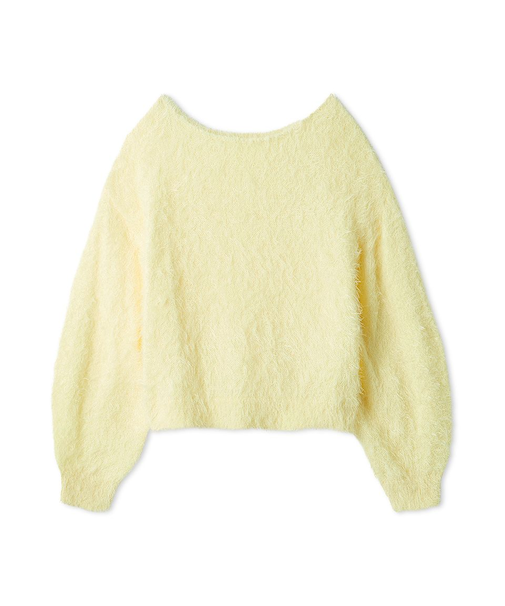 ファーライクニットプルオーバー