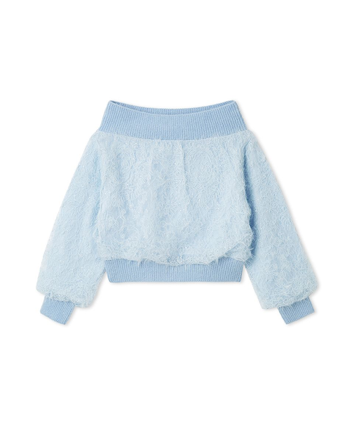 ストラクチャーレースニット