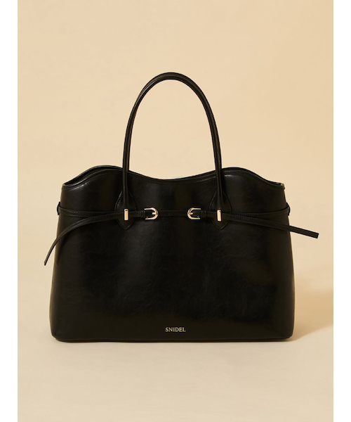 【新品未使用タグ付き】SNIDEL ソフトベルトトートバッグ スナイデル　バッグ WEB限定カラーあり】ソフトベルトトートバッグ｜スナイデルの通販