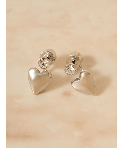 ハートモチーフピアス