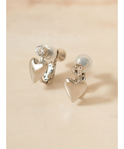 ハートモチーフイヤリング