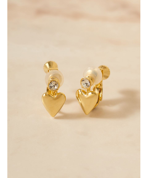 ハートモチーフイヤリング