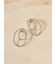 ダブルラインフープピアス