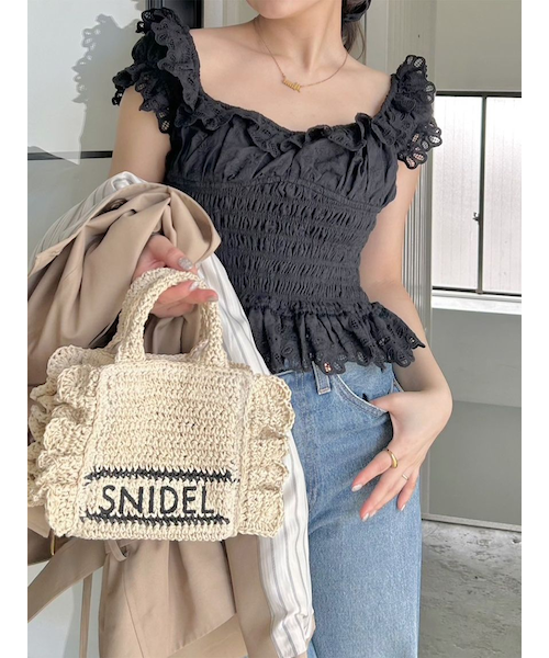 コットンシャーリングブラウス｜スナイデルの通販｜&mall（アンド